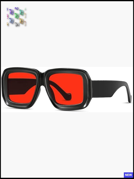 Vintage Oversized Square Sunglasses Retro Chic UV400 Protection